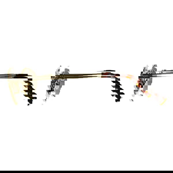 Miu Miu Sunglasses MU 56ZS 5AK09Z Gold Dark Brown