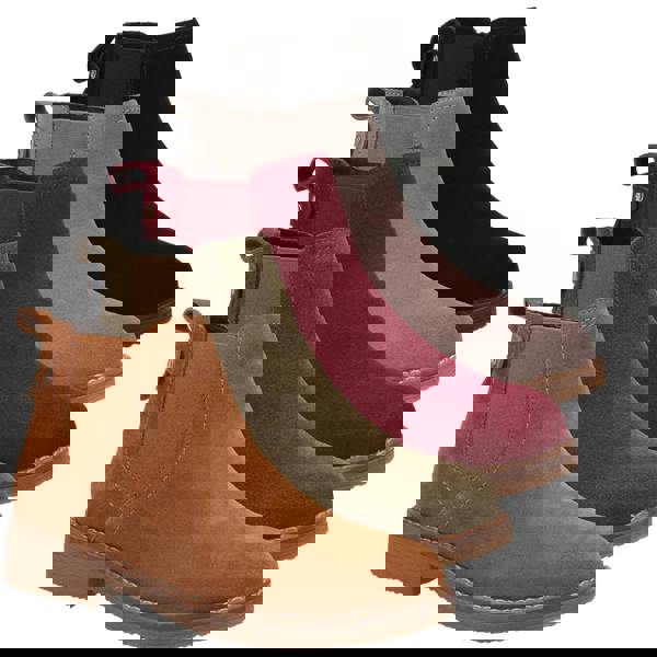 Hush Puppies Maddy Womens Casual Smart Chelsea Zip-Up Ankle Boots