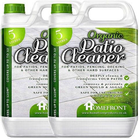 Homefront Organic Patio Cleaner 10L - Pet Friendly Formula & Free From Bleach and Harsh Chemicals 10L
