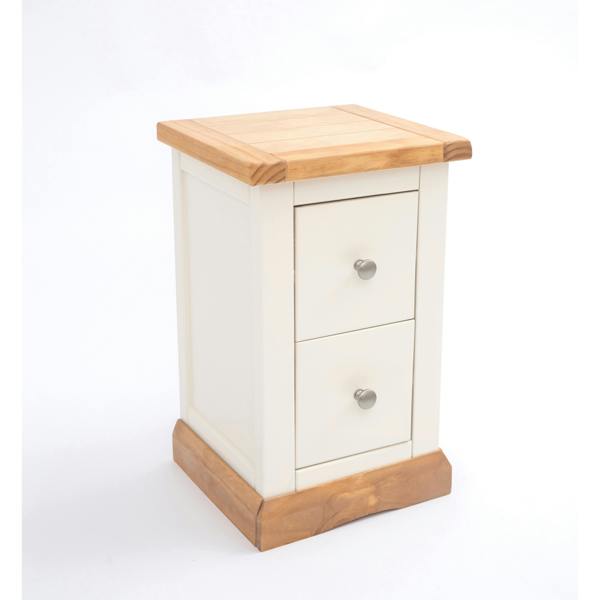 Cabinet Bits Trevi 2 Drawer Petite Bedside Table