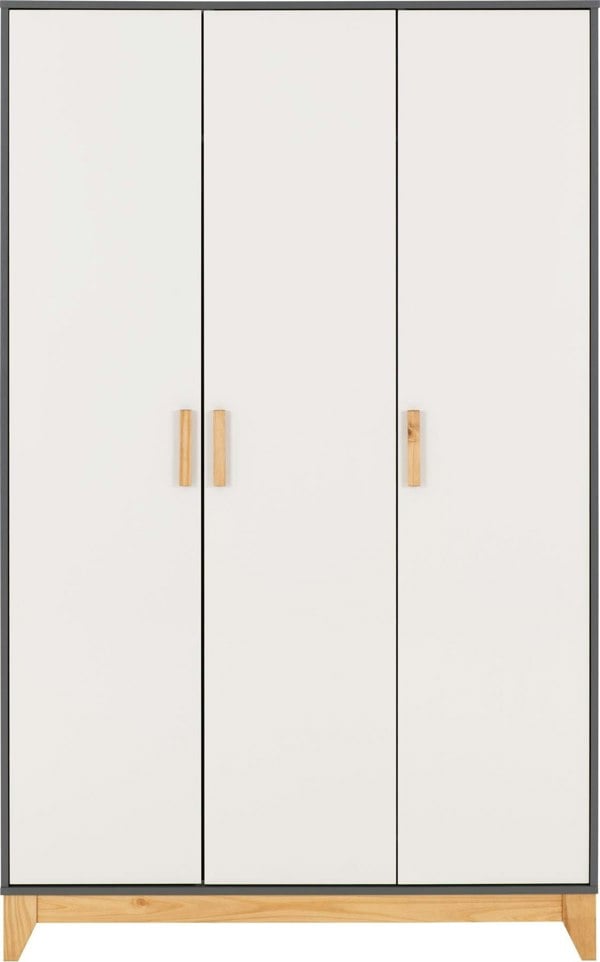 Seconique Cleveland 3 Door Triple Wardrobe