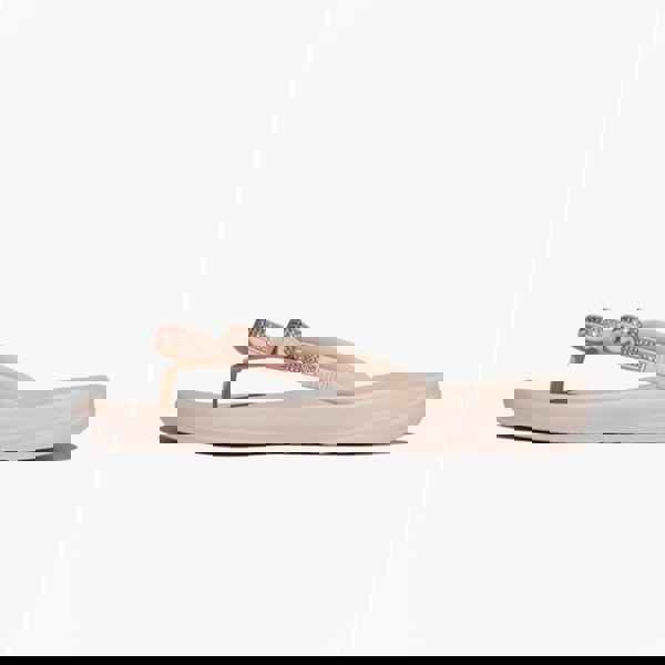 FitFlop FitFlop iQUSHION GLITZ Womens Toe-Post Sandals Nude Rose