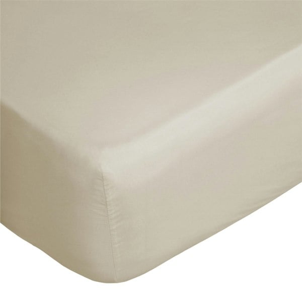 Belledorm 400 Thread Count Egyptian Cotton Extra Deep Fitted Sheet - Cream