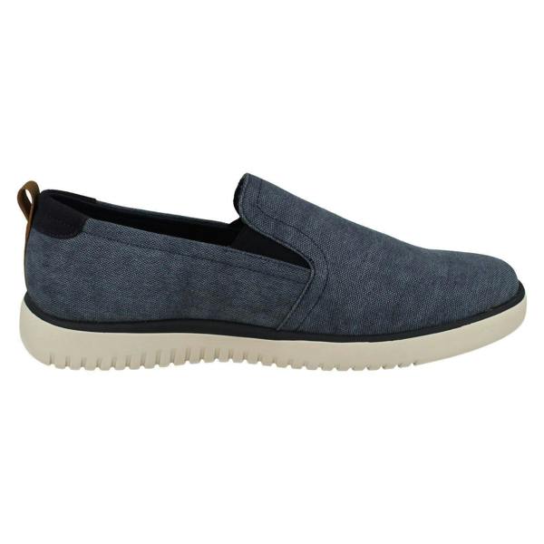 Hush Puppies Mens Hush Puppies Lightweight Canvas Shoes Danny Slip On