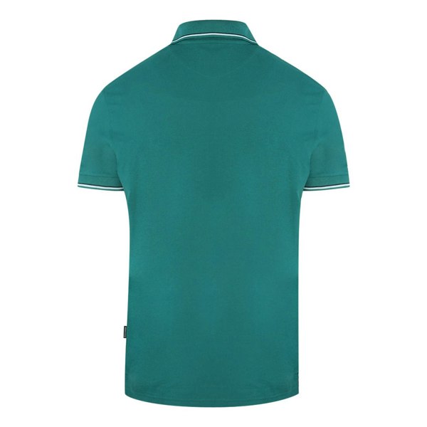 Aquascutum Brand Logo Polo Shirt - Green