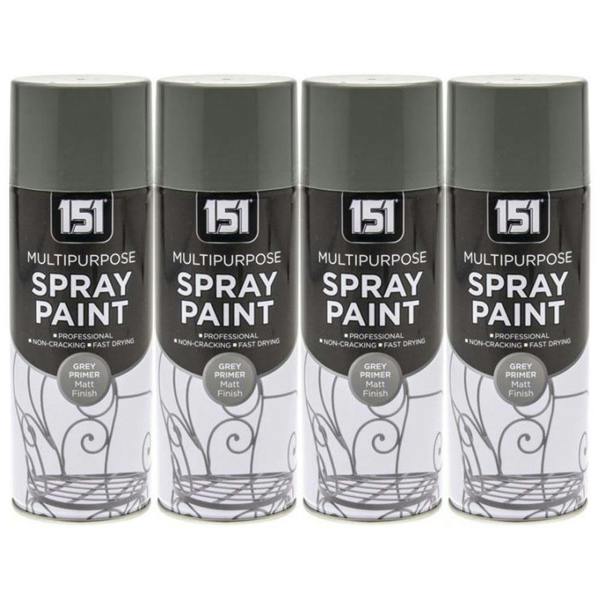 151 4X 151 Grey Primer Spray Paint 400ml