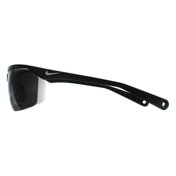 Nike Sunglasses Tailwind 12 EV1128 001 Shiny Black and White Grey