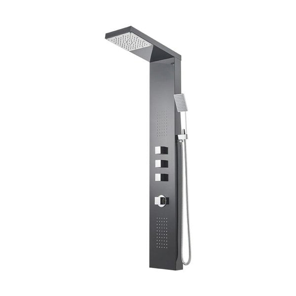 Bathroom Thermostatic Black Shower Tower Panel Bathroom Shower Living and Home