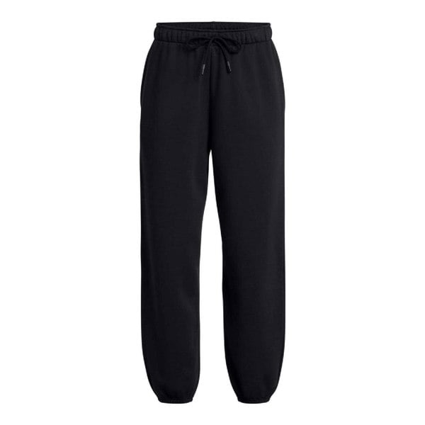 Under Armour Womens Wordmarks Fleece Icon Oversized Jogging Bottoms - Black
