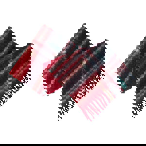 Trespass Lewes Checked Winter Scarf - Red - 