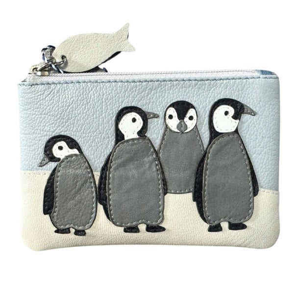 Mala Leather RFID Penguin Coin & Card  Leather Purse