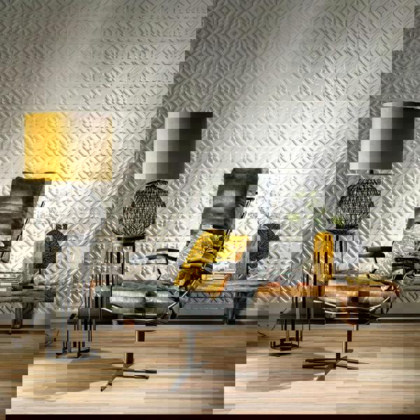 W3DPGAWA32 - Noah Eco Friendly 3D Wall Panels Decorative Tiles - 50x50 cm - 12 Boards (for 3 sqm2)