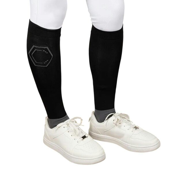 Coldstream Unisex Adult Ancroft Cushioned Riding Socks - Black/Grey