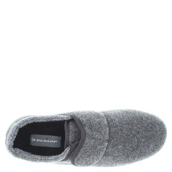 Dunlop Atticus Memory Foam Hook and Loop Men's Slippers