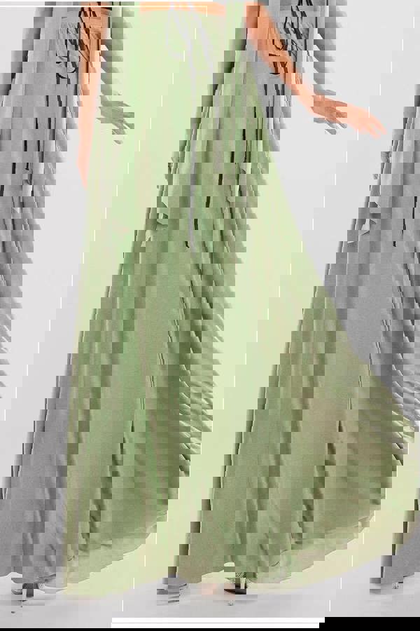 Side Split Soft Touch Maxi Skirt SK41