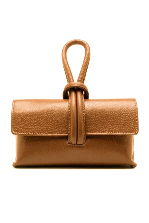 Kitise Genuine Italian Leather Small Clutch Crossbody Bag