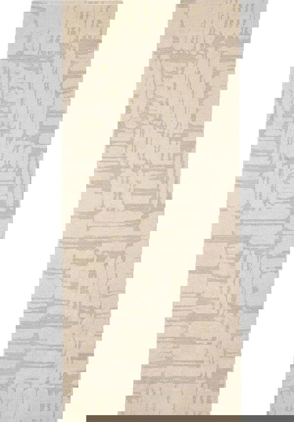 Ava Pave Wave Illusion Rug in cream, featuring an abstract pattern; soft, durable, and perfect for modern interiors.