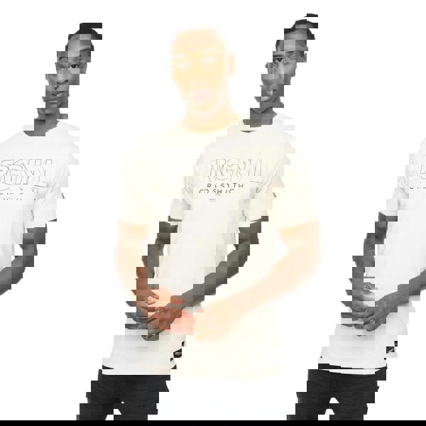 Crosshatch Mens Carrimoore T-Shirt - Off White - 