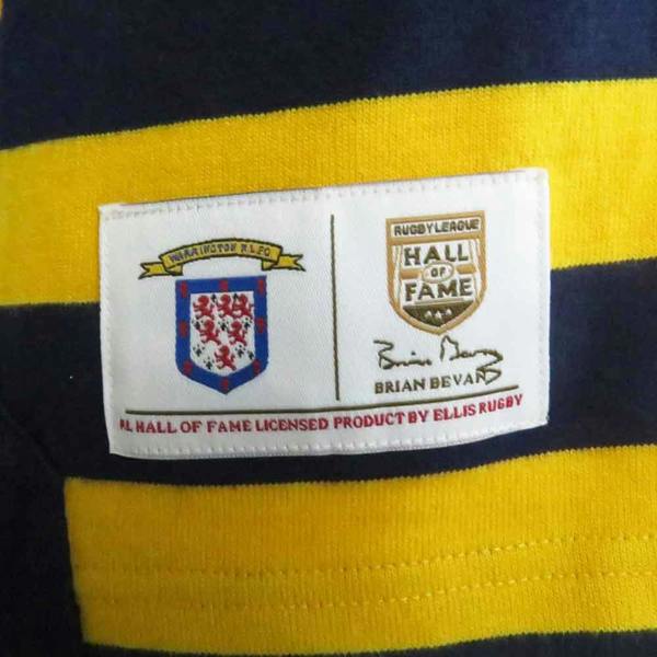 Warrington Rugby League Shirt 1950 Label