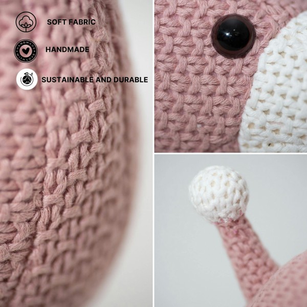 CROCHETTS Large deer plush with auxiliary seat for children LT-R04