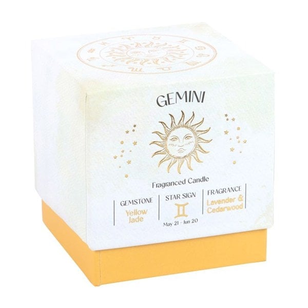 Serano Gemini Lavender & Cedarwood Gemstone Zodiac Candle