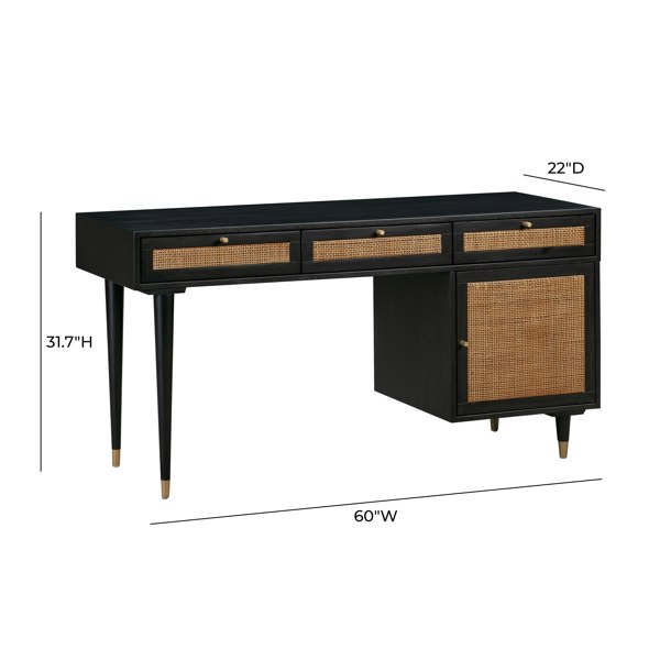 Furniture Edit Sierra Noir Desk Dressing Table