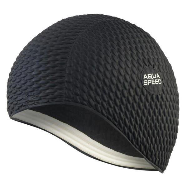 Aqua Speed Girls Bombastic Swimming Cap | Long Hair Soft Latex Comfortable Fit Cap