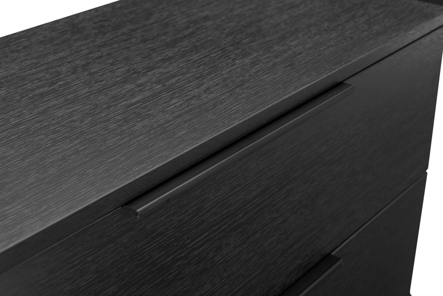 Luna Black Wood Chest of Drawers by Twenty10 Designs