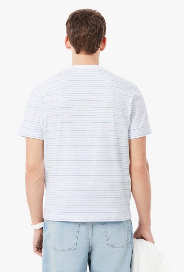 Lacoste Striped Cotton T-Shirt