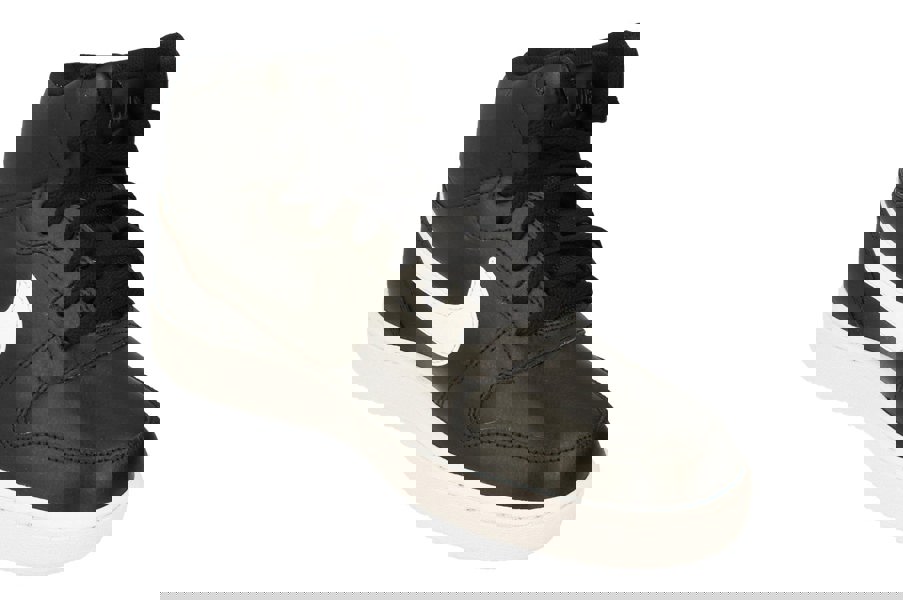 Nike Ebernon Mid Mens Trainers Aq1773  002 - Black White 002 - Photo 3