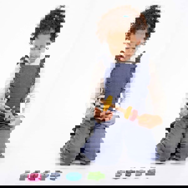 tickit Rainbow Wooden Shape Twister