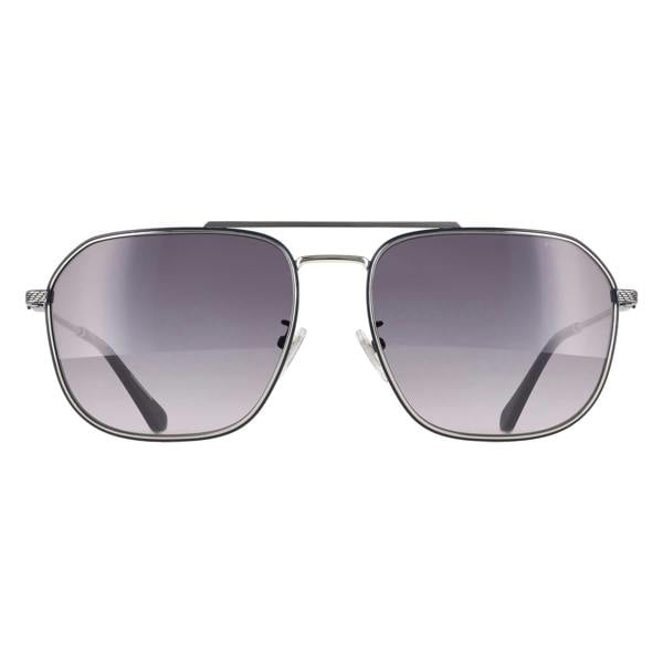 Police Sunglasses SPLF64 Octane 1 0579 Shiny Palladium Smoke Gradient