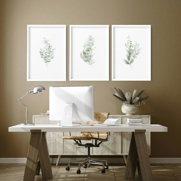 Artwork For Work Office | Set of 3 wall art prints