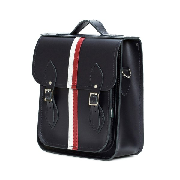 Zatchels Handmade Leather City Backpack - British Edit