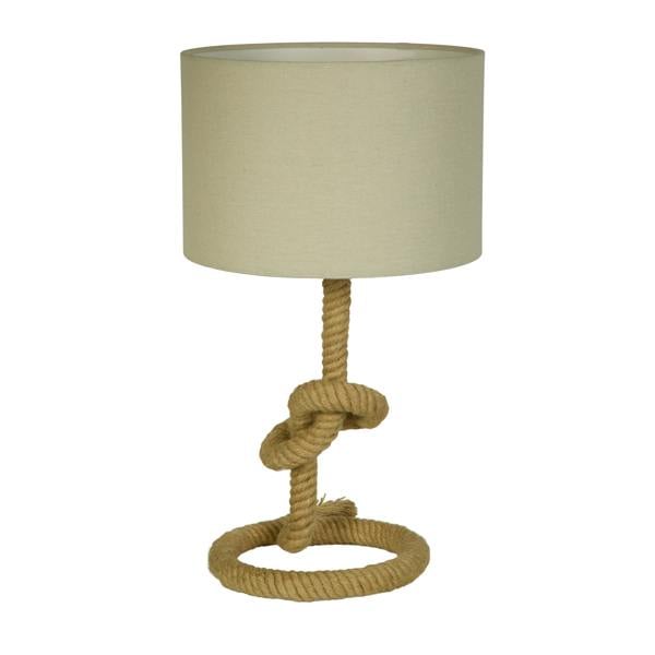 Lighting Collection Dawlish Rope Knot Table Lamp