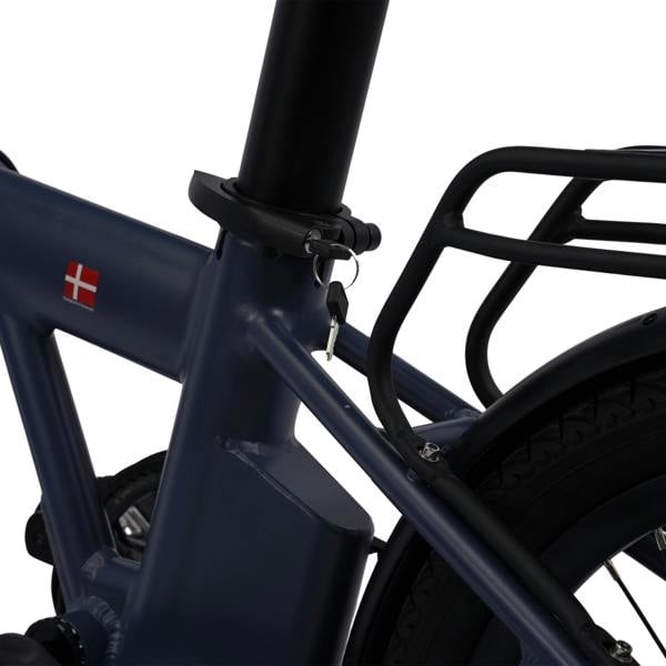 Hygge Bikes Virum Auto 2026 Folding E-Bike, Automatic 3-Speed, Belt Drive – Nocturne Blue