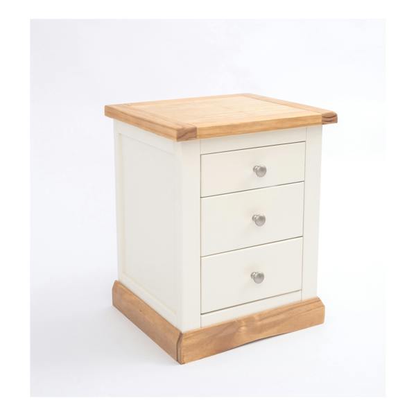 Cabinet Bits Trevi 3 Drawer Bedside Table