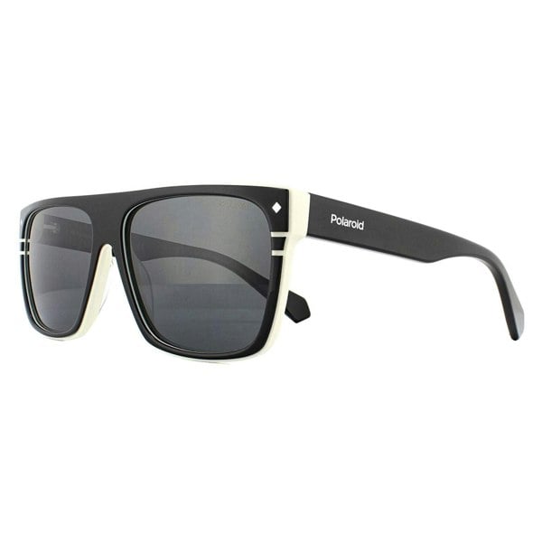 Polaroid Sunglasses PLD 6086/S/X 9HT M9 Black Ivory Grey Polarized