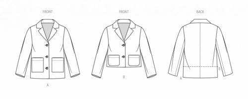 Simplicity Sewing Pattern 9831, Jackets for Kids, Teenagers, HH (3-4-5-6) - Intermediate