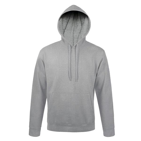 SOLS Snake Unisex Hooded Sweatshirt / Hoodie - Grey Marl