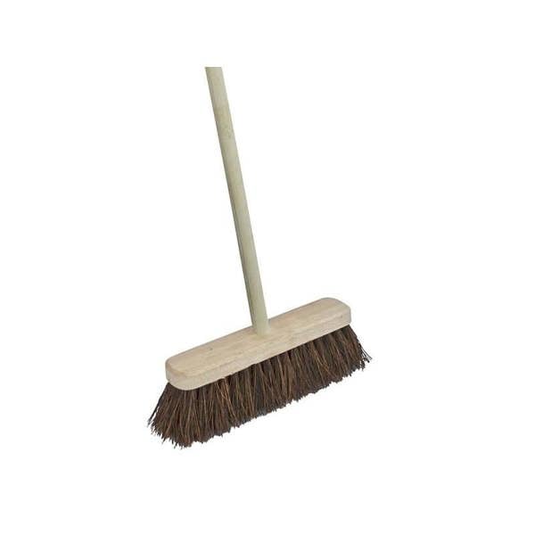 Faithfull Stiff Bassine Broom 300mm (12in) - Multi Colour - 