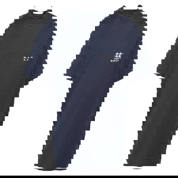 Givenchy 4G Stars Logo T-Shirt   in  Navy