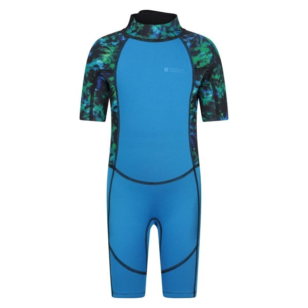 Mountain Warehouse Kids Shorty Printed Wetsuit - Bright Green