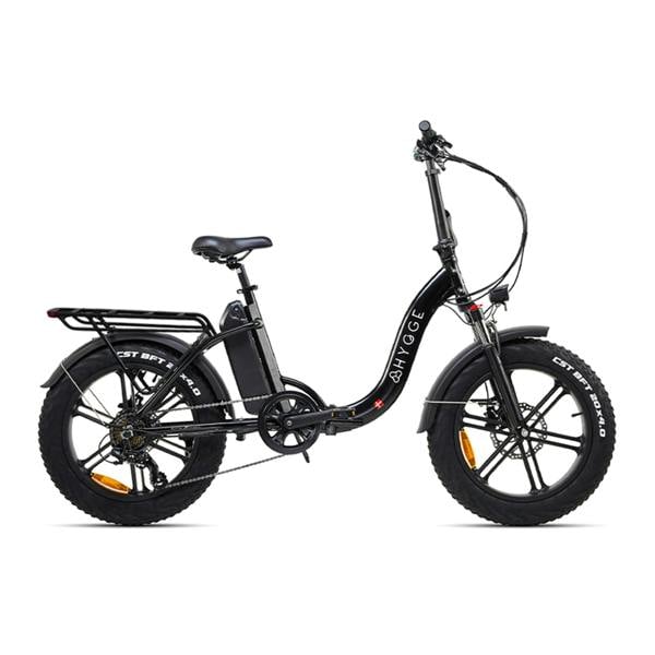 Hygge Bikes Vester Step 2026 - Folding Fat Tyre E-Bike 48V 14Ah - Onyx Black