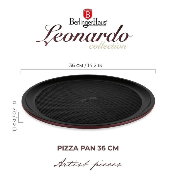 Berlinger Haus Pizza pan, 36 cm Berlinger Haus BH7923 Leonardo