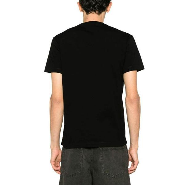 DSquared2 Mens Macho Logo Washed Cool Fit T-Shirt - Black - 
