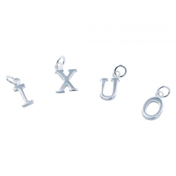 Reeves & Reeves Sterling Silver Elegant Letter Charms