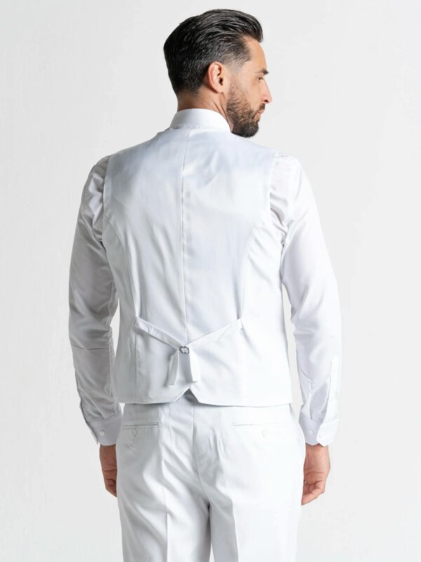 V2 Classic Henry - White Three Piece Suit