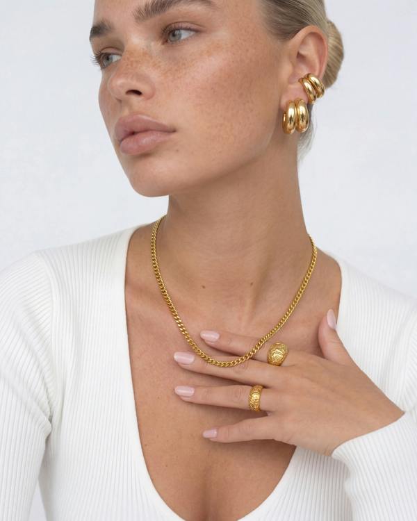 Elk & Bloom Dainty Chain 14K Gold Choker Necklace