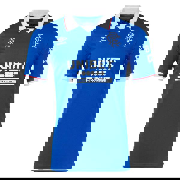 Umbro Mens 25/26 Rangers FC Short-Sleeved Home Shirt - Lapis Blue - 